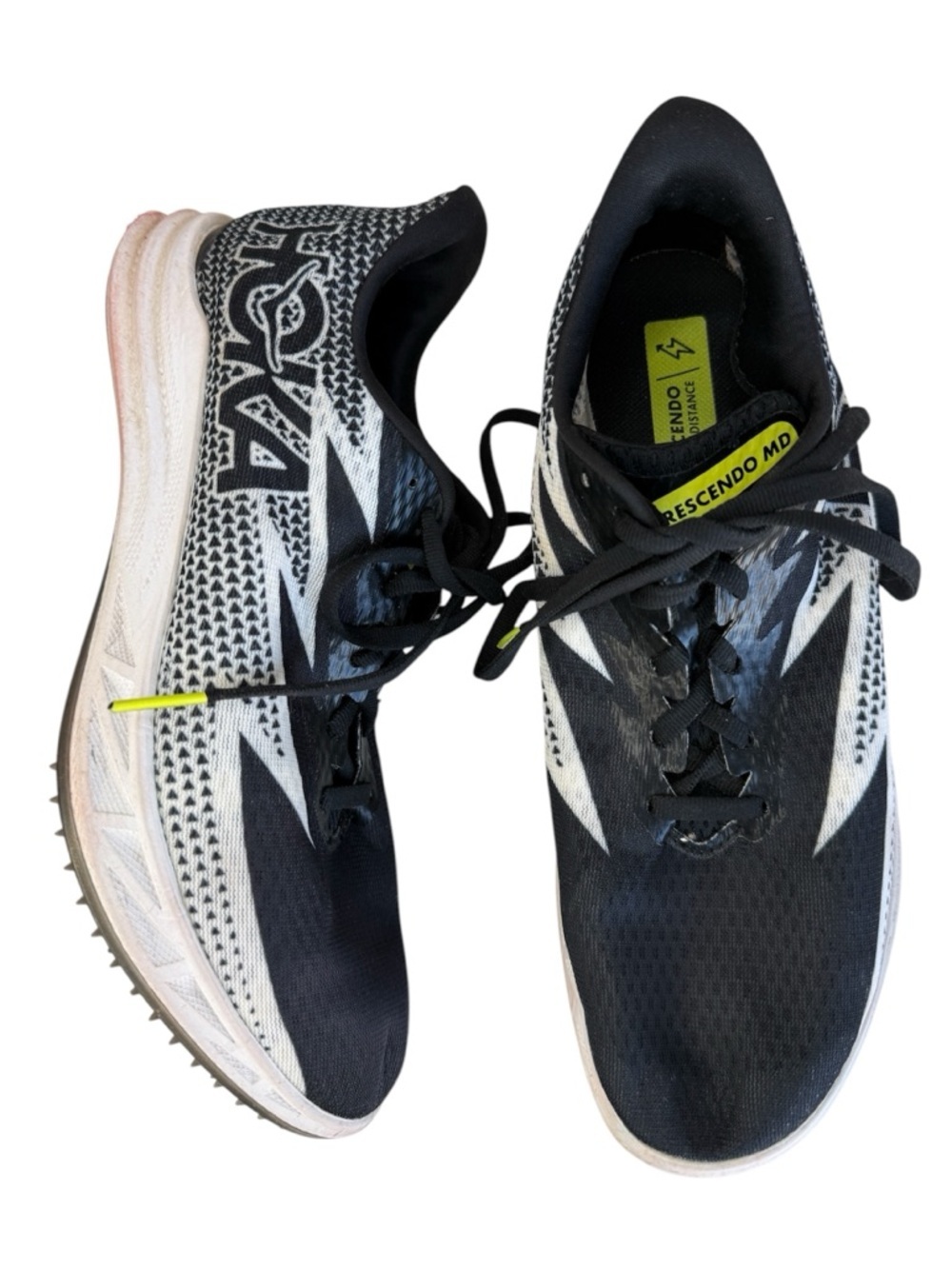 Hoka Crescendo MD Spikes Track Cross Country Middle Distance Unisex 8.5w & 7M